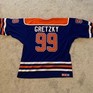 Authentic Wayne Gretzky Oilers Jersey